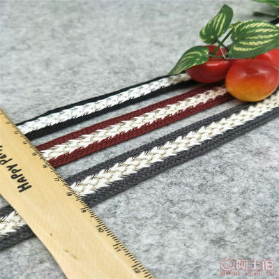 双色夹银丝编织带 服饰家纺DIY的时尚利器